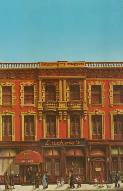 Luchow's Famous Restaurant Gramercy New York City New York Postcard