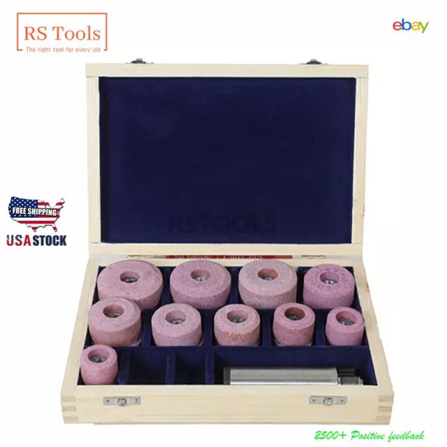 New Sioux Valve Seat Pink Grinding Wheels 20 Pcs Stone Holder Star Drive 11/16"