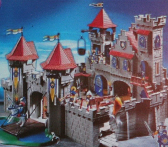 Playmobil Vintage Médiéval – Charrette Paysans Poules – Set 3735 De 1992