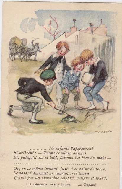 CPA - Illustrator - POULBOT - The Legend of the Centuries - The Toad.