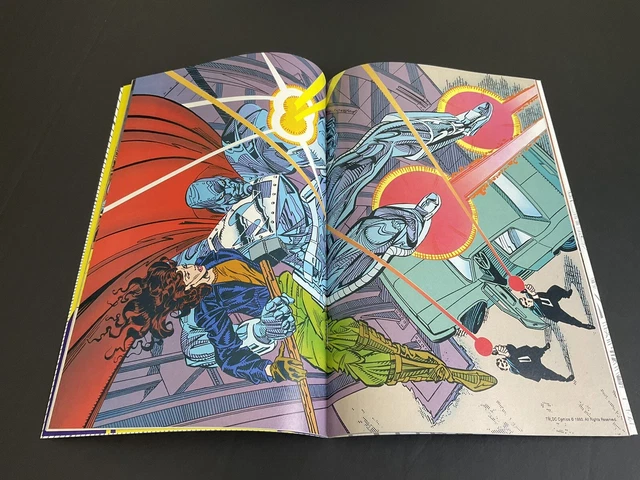 Superman Man of Steel #22 DC Comics 1993 Die-cut Double Cover Poster Boarded 11