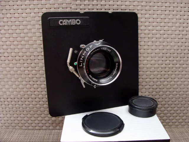 Schneider/ Linhof - Symmar 1:5.6/180mm/ 1:12/315 “Cambo GF Platte" - RAR!