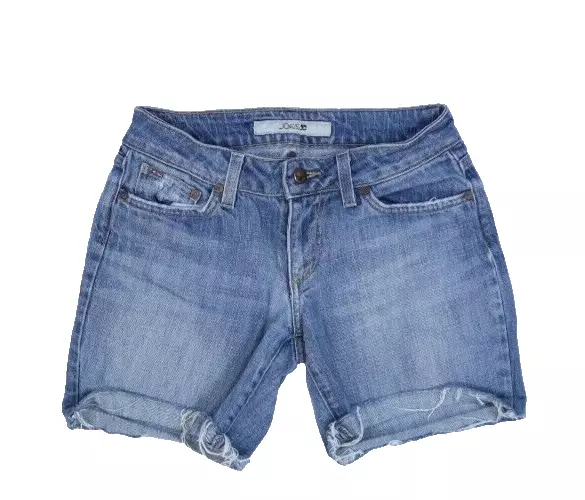 Joes Jeans Womens Light Wash 5 Pocket Distressed Cutoff Denim Jean Shorts 27