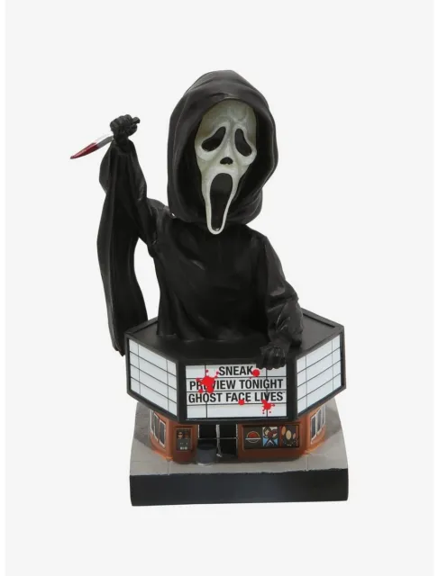 Royal Bobbles Glow-In-The Dark Ghost Face Bobblehead Scream Horror Exclusive NEW 3