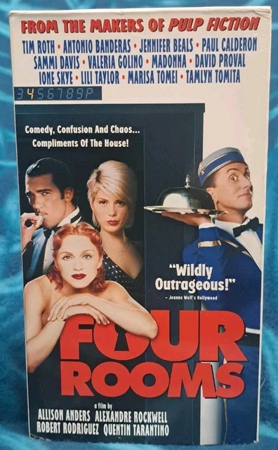 VHS FOUR ROOMS (U.S Release) 1995 Comedy NTSC Region 1 £18.30 - PicClick UK