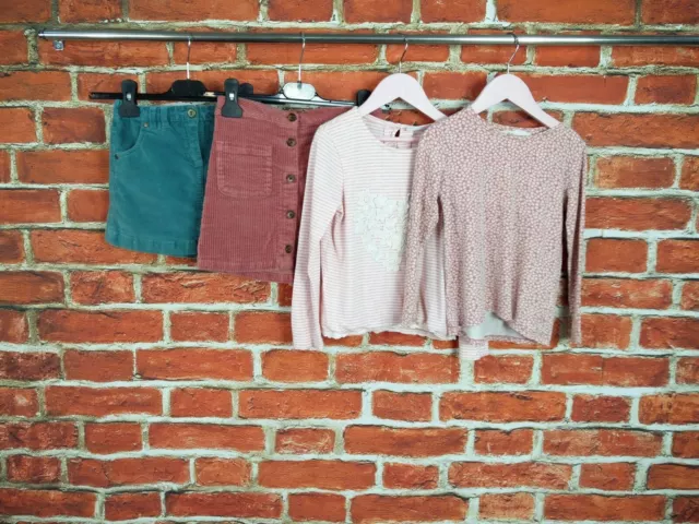 Ragazze Bundle Età 5-6 Anni Next John Lewis H&M Cord Gonna Tee Inverno Rosa 116Cm