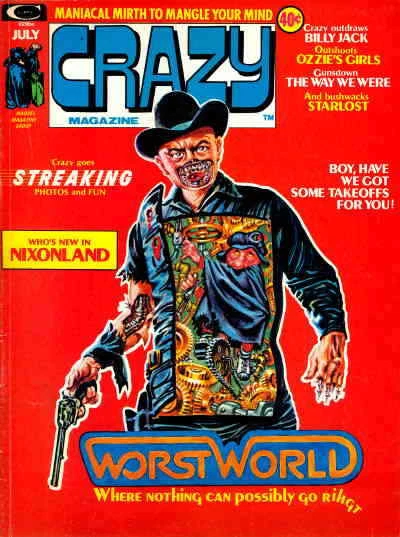 Crazy (Magazine) #5 FN; Marvel | Westworld spoof - we combine shipping