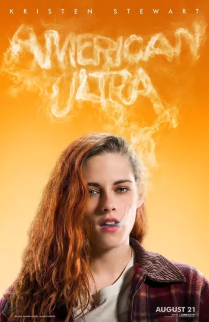 AMERICAN ULTRA Movie Poster - Original - DS - 27x40 - KRISTEN STEWART