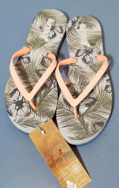 Reef Women's Stargazer Prints 1604 Flip Flop Sandals US Size 6 - 7