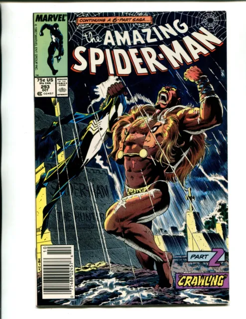 Amazing Spider-Man 293 Nm- W Pgs Newsstand V1! "Kraven's Last Hunt" Part 2! Zeck