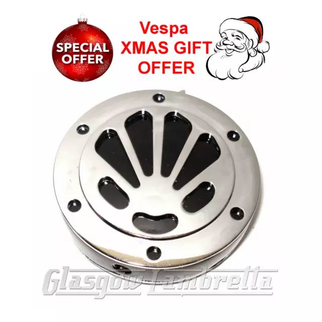 XMAS GIFT! VESPA GAS LIGHTER GS Scooter BLACK POLISHED SHELL HORN