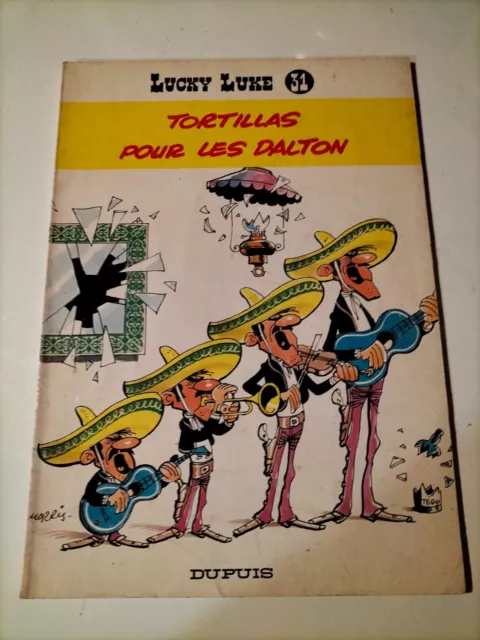 Bd Reedition Brochee Lucky Luke T 31 Tortillas Pour Les Dalton  (K272)