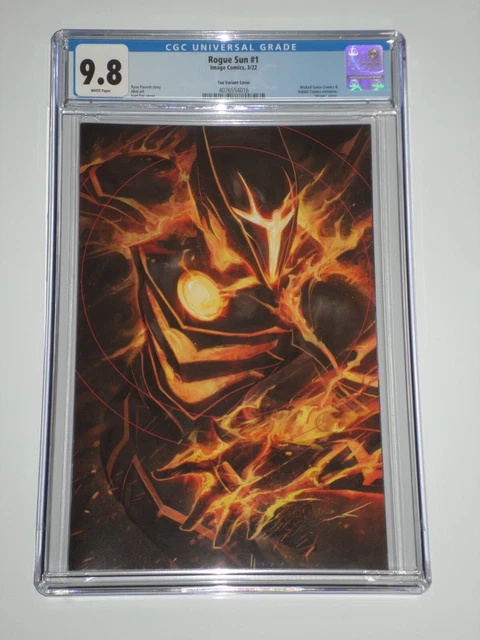 Rogue Sun 1 (2022 Image) CGC 9.8 Tao Variant Cover, Ivan Tao Virgin Cover