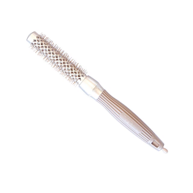 Tubo de aluminio alisador de secado por soplo para cepillo de cabello redondo