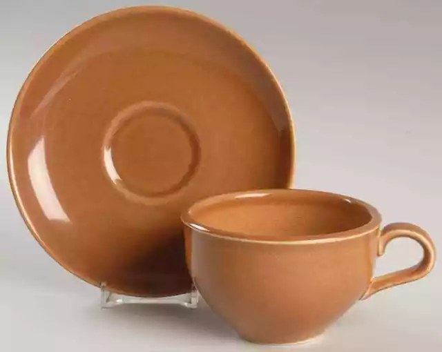 Iroquois Casual Apricot Cup & Saucer 6301992