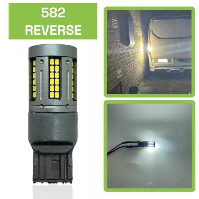 1 x Reverse Light Bulb 72 LED CANBUS 582 W21W for Suzuki SX4 S-Cross 2013-2015