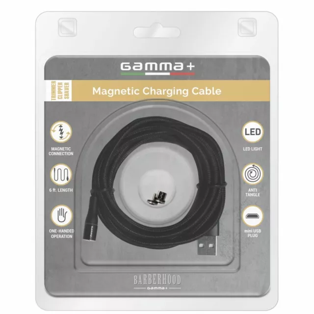 Gamma+ #GPMPC Magnetic Charging Cable For Clippers Trimmers Shavers NEW