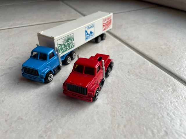 Camion Miniature Majorette Container Frigorifique Magirus - Occasion Jouet Vintage