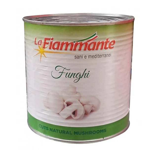 La Fiammante Funghi Champignons Tagliati 2.5 kg