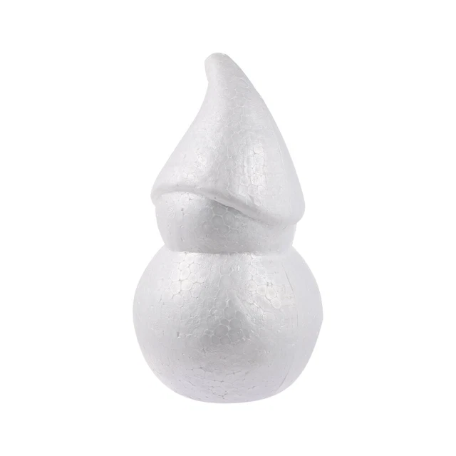 Espuma muñeco de nieve adorable muñeco de nieve navidad muñeco de nieve decoración niño blanco