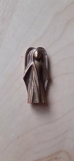 Engel aus Bronze , Schutzengel, Handschmeichler, 5 cm