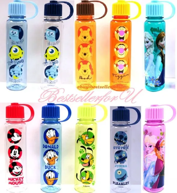 Disney Pixar Tritan BPA Free Narrow Mouth Water Bottle Drink Container Cute Kids