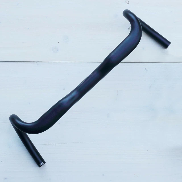 Cintre De Guidon Humpert Pour Vélo Gravel - Diamètre 31.8mm, Angle 21°, Aluminium Noir, Neuf