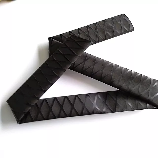 BLACK DELUXE DIAMOND Wrap (X Wrap) Non Slip Textured Heat Shrink