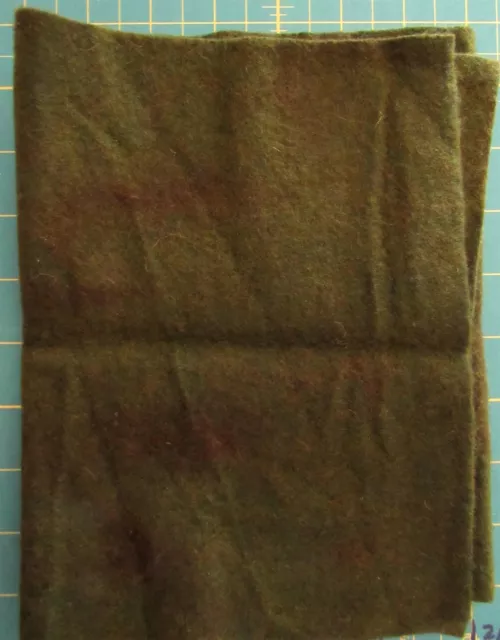 Apliques de enganche de alfombra de 9""x27"" tinte a mano marrón pardusco verde/marrón 70% lana