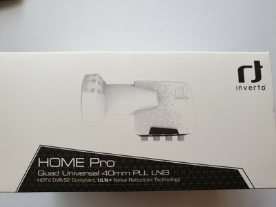 Inverto Unicable LNB Quad 40mm 2 PORTE LEGACY & 1 Splitter IDLB-QUDL 42-UNI2L-1PP 