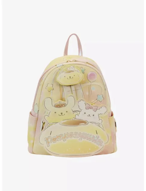 Loungefly Sanrio Pompompurin Roller Coaster Mini Backpack