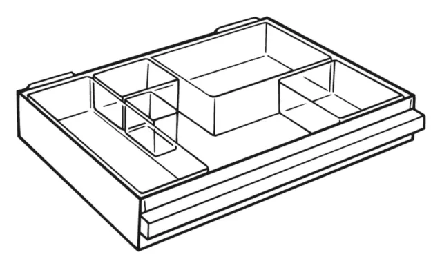 Raaco Ersatz-Schublade Typ G klar für Magazin 250-3 - 103114