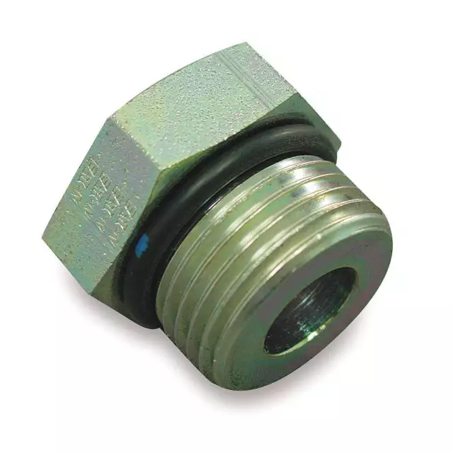 EATON AEROQUIP FF1010-0604S Hose Adapter,3/8",ORB,1/4",ORB PK 2