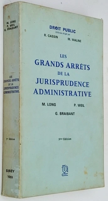 Les Grands Arrêts De La Jurisprudence - Henri Capitant - État Correct