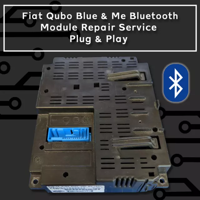 Fiat Qubo Blue And Me Bluetooth Module Repair Service Plug & Play