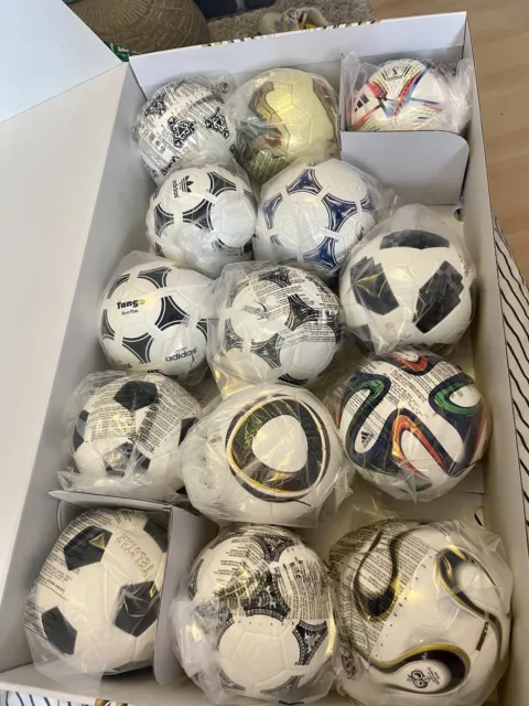 adidas World Cup Historical Mini 14 Ball Set with Box 1970-2022 – Strictly  Soccer Shoppe