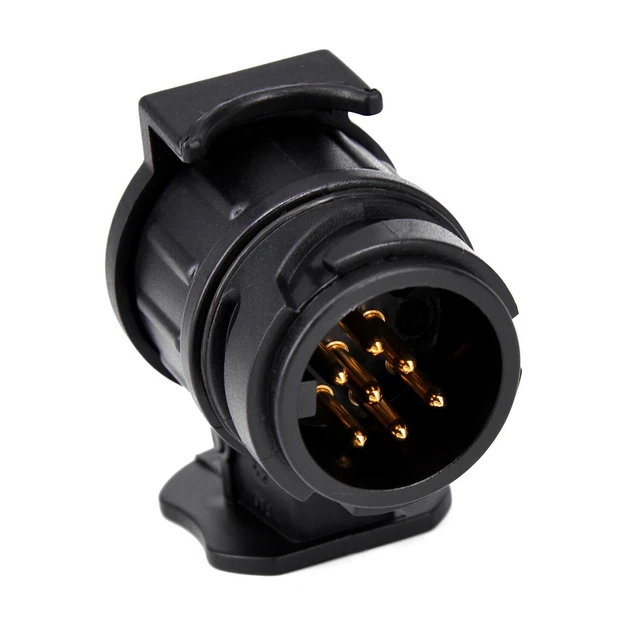 7 Broche À 13 Prise Adaptateur Voiture Caravane Remorque Attelage Douille Pièce