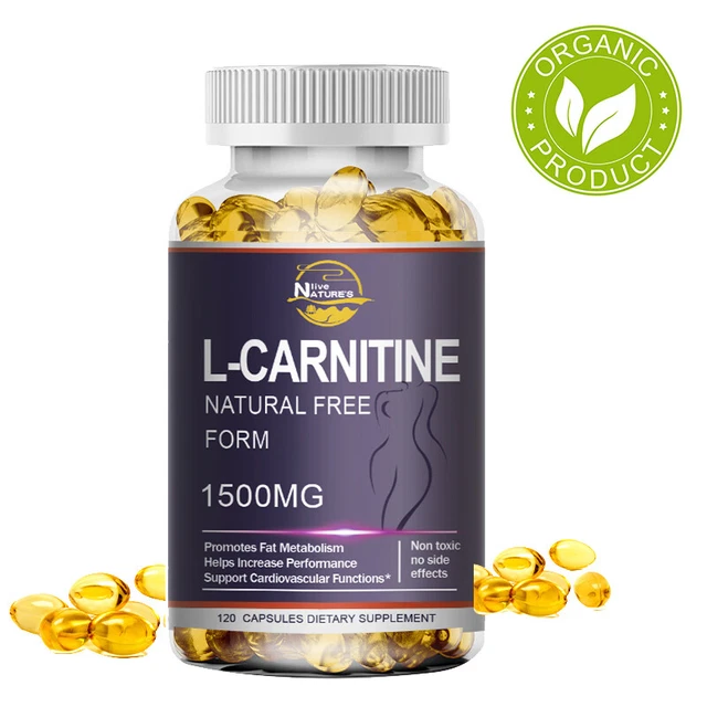 ACETYL L CARNITINE 1500Mg 120 Capsules Strong Fat Burner Weight Loss