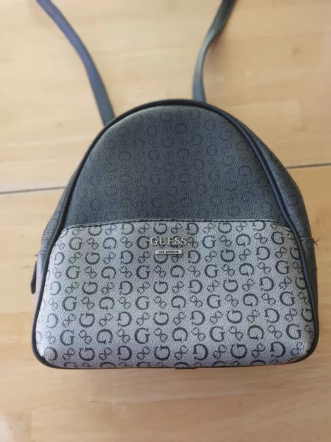 Guess Mini Backpack /Purse Black & Grey