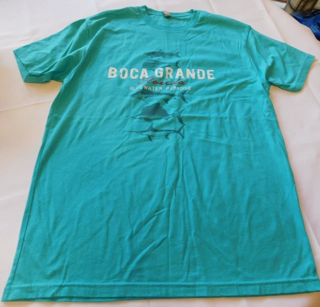 Next Level Donna T-Shirt Top Taglia L Tahiti Blu Nwot