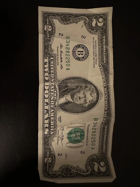 ✯One 2013 $2 DOLLAR BILL Star Replacement Notes, B*(New York), Scarce, UNC