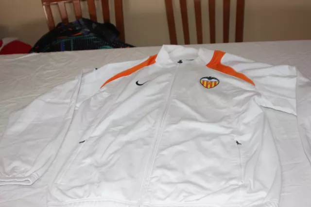 Oberteil Von Trainingsanzug Offizielle Der Valencia C.F Marke Nike Größe L