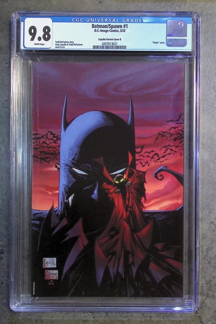 Batman Spawn #1 (2023 DC/ Image Comics) Greg Capullo Virgin Variant B CGC 9.8
