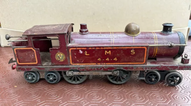 1925 Hornby No.2 tank loco, clockwork, LMS 4-4-4