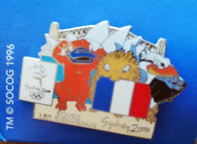 SYDNEY Olympic Games  2000 Pin Badge. France Flag