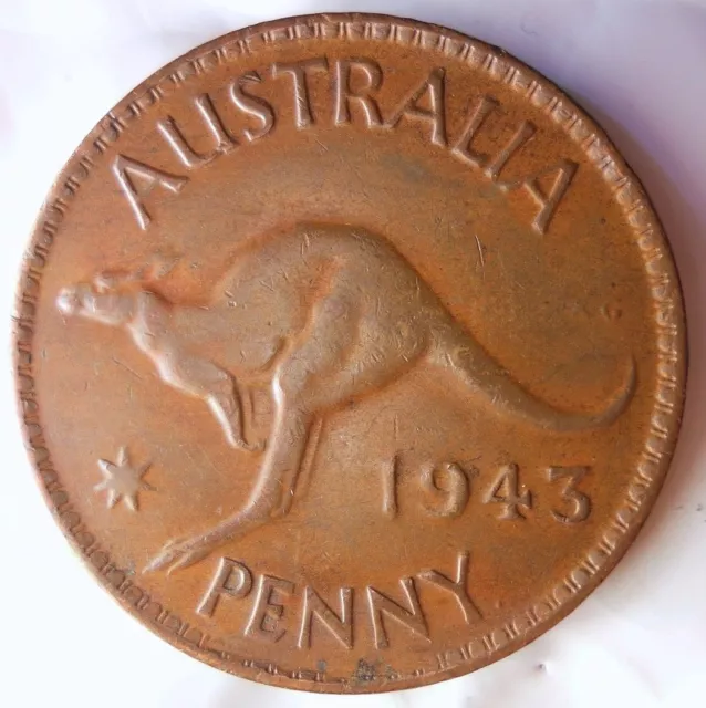 1943 Australie Penny - Version 2 - de Collection Australie Poubelle B