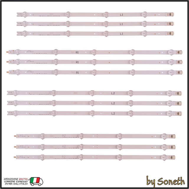 Barre LED TV Per LG 47LA6130 47LA6134 47LA6136 47LA613S 47LA613V - Foto 12