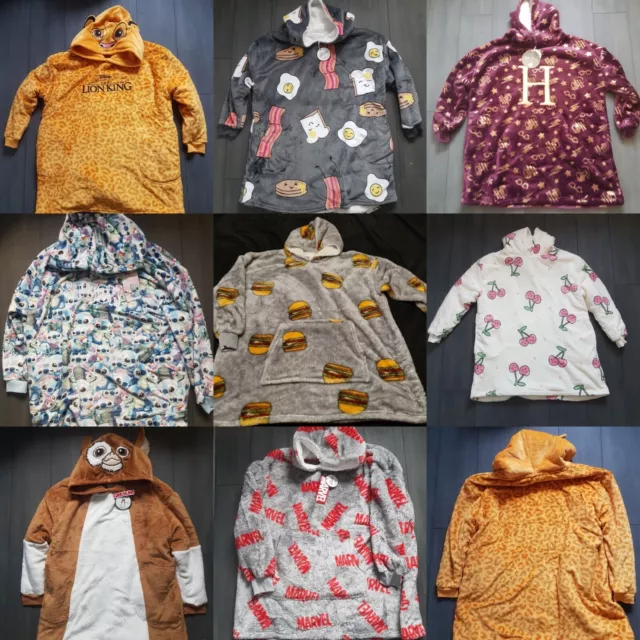 SNUDDIE PRIMARK HOODED Fleece Oversized Poncho - Brand New - Ladies Mens  Girls £29.99 - PicClick UK