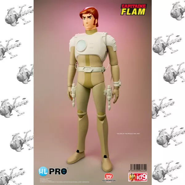 CAPITAINE FLAM FIGURINE CURTIS NEWTON 40 cm HL PRO LEGION HEROES DISPO