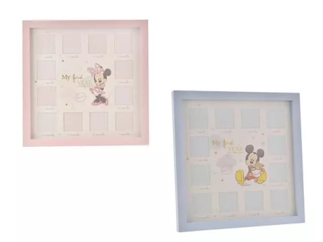 Photo Picture Frame My First Year Disney Magical Beginnings Mickey Minnie Mouse